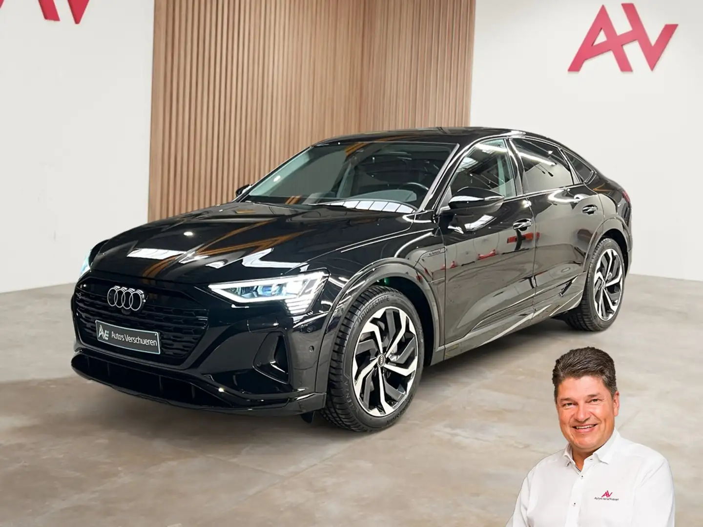 Audi Q8 e-tron 55 Quattro ** Memory | Sportzetels | Camera Schwarz - 1