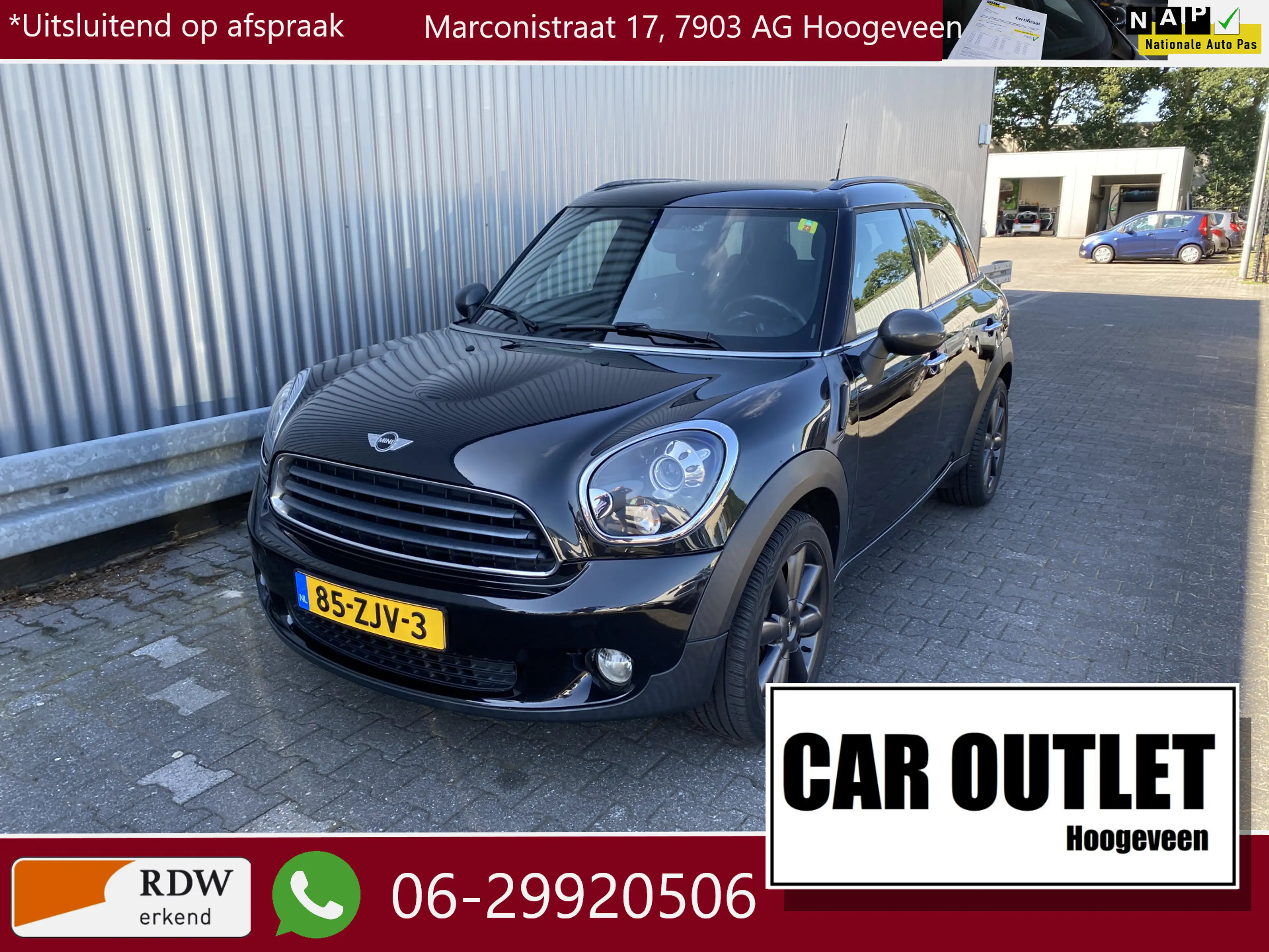 MINI Cooper Countryman 1.6 Chili 167Dkm.NAP, Leer/Stof, Navi, Clima, CC,