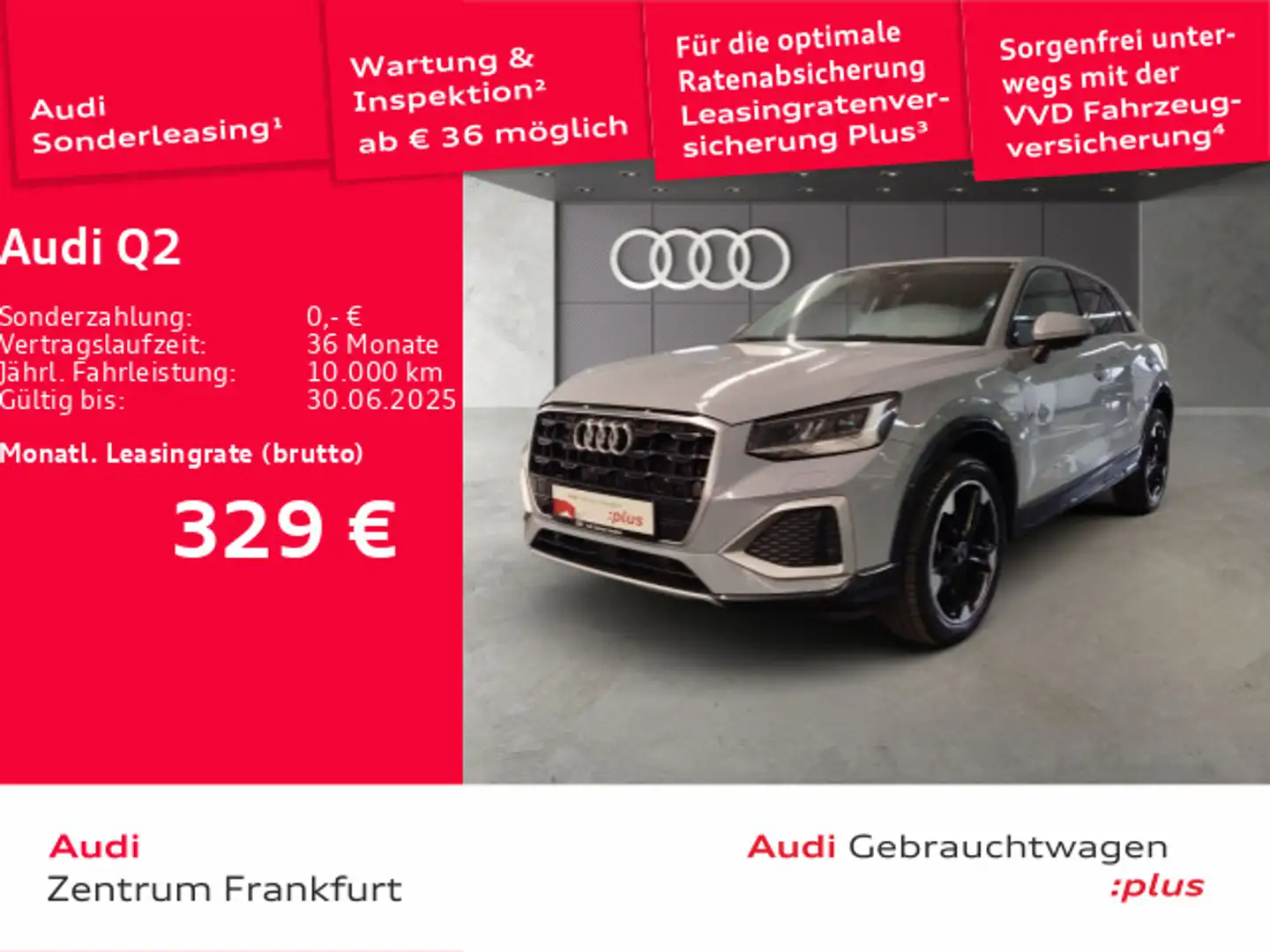 Audi Q2 30 TDI advanced LED AHK Tempomat Grau - 1