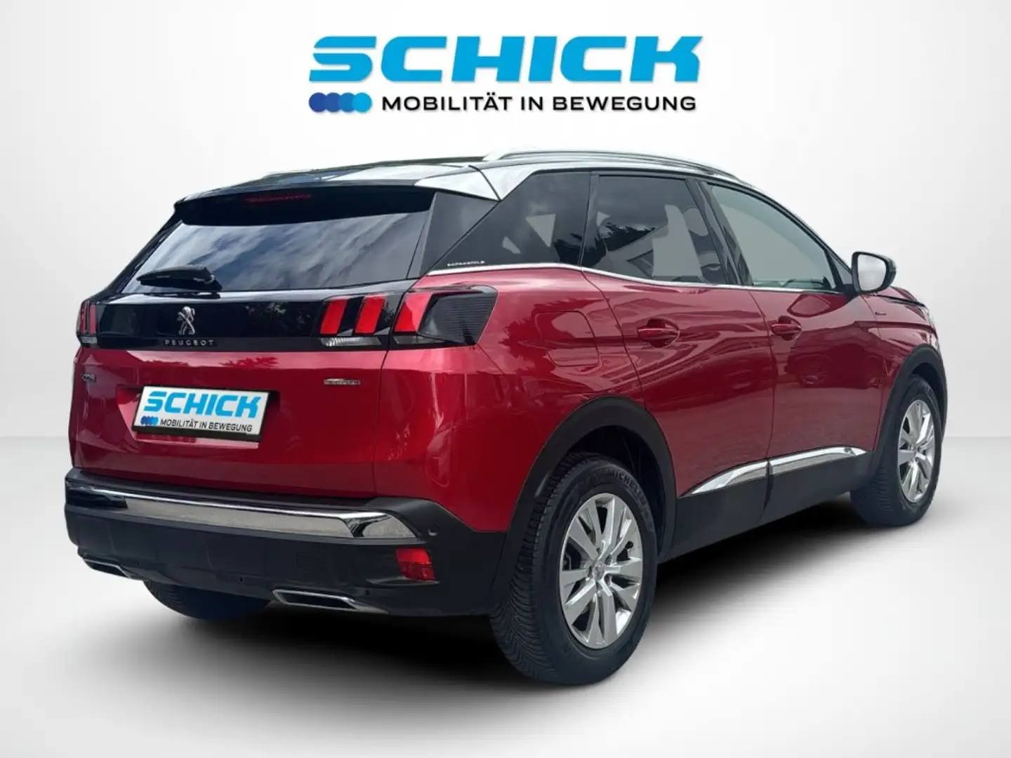 Peugeot 3008 GTLI BHDI130AT8 Rouge - 2
