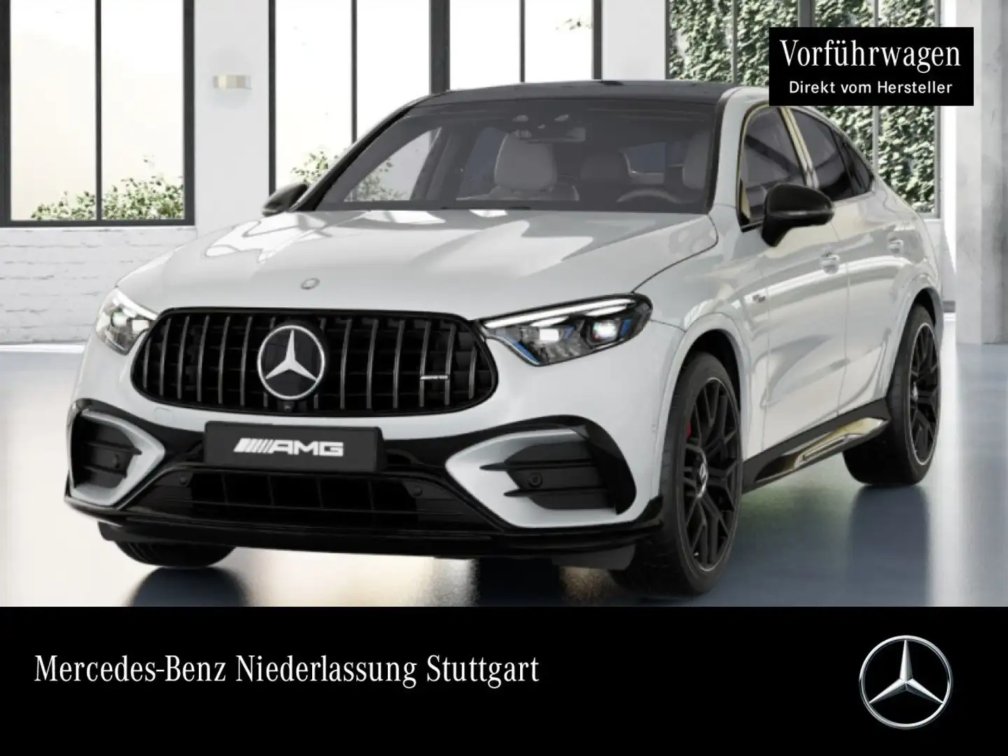 Mercedes-Benz GLC 63 AMG S Cp. Burmester 3D AeroPak Driversp HUD Weiß - 1