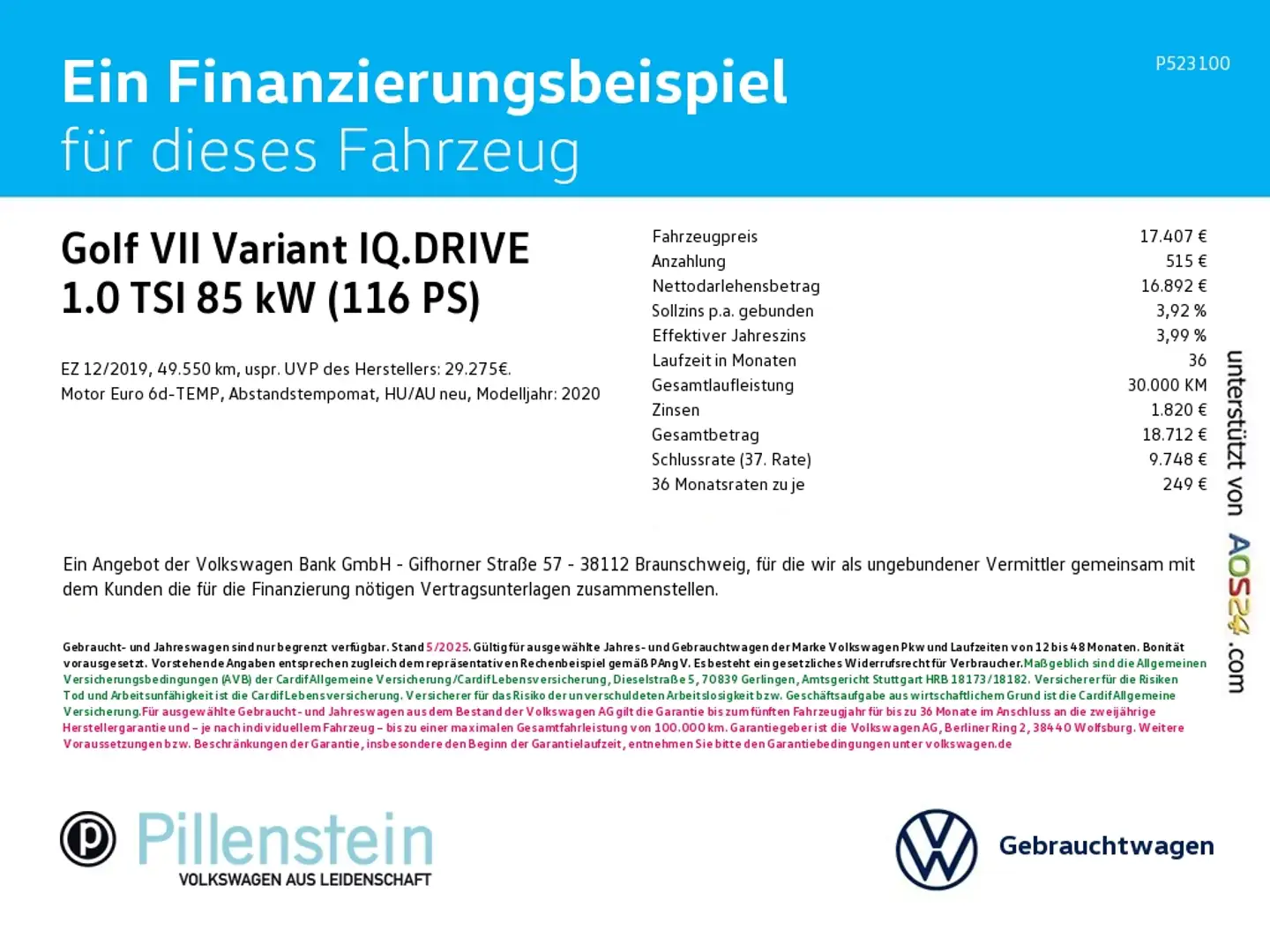 Volkswagen Golf VII Variant IQ.DRIVE 1.0 TSI NAVI ACC APP-C. SITZH Weiß - 2