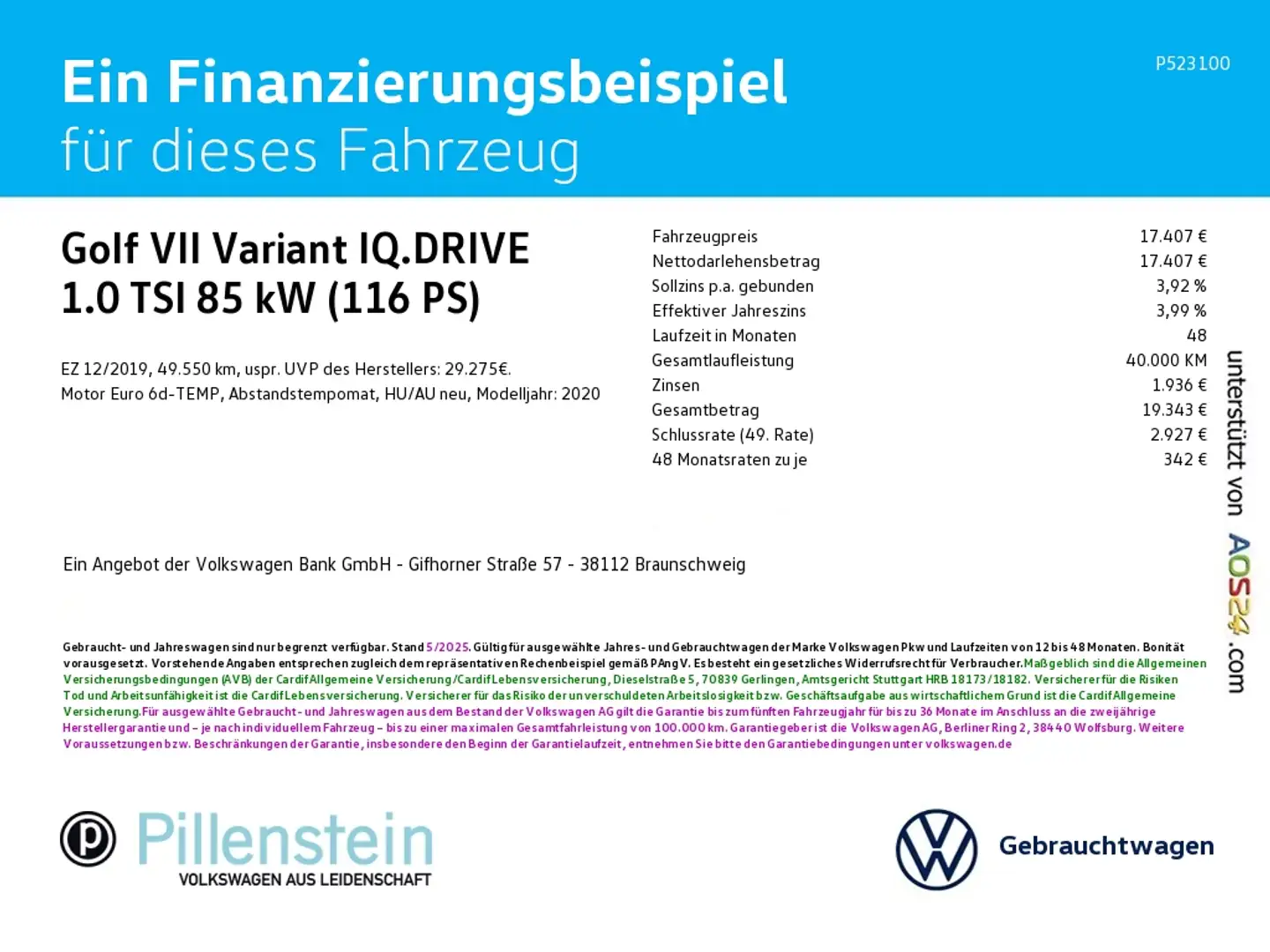 Volkswagen Golf VII Variant IQ.DRIVE 1.0 TSI NAVI ACC APP-C. SITZH Weiß - 2