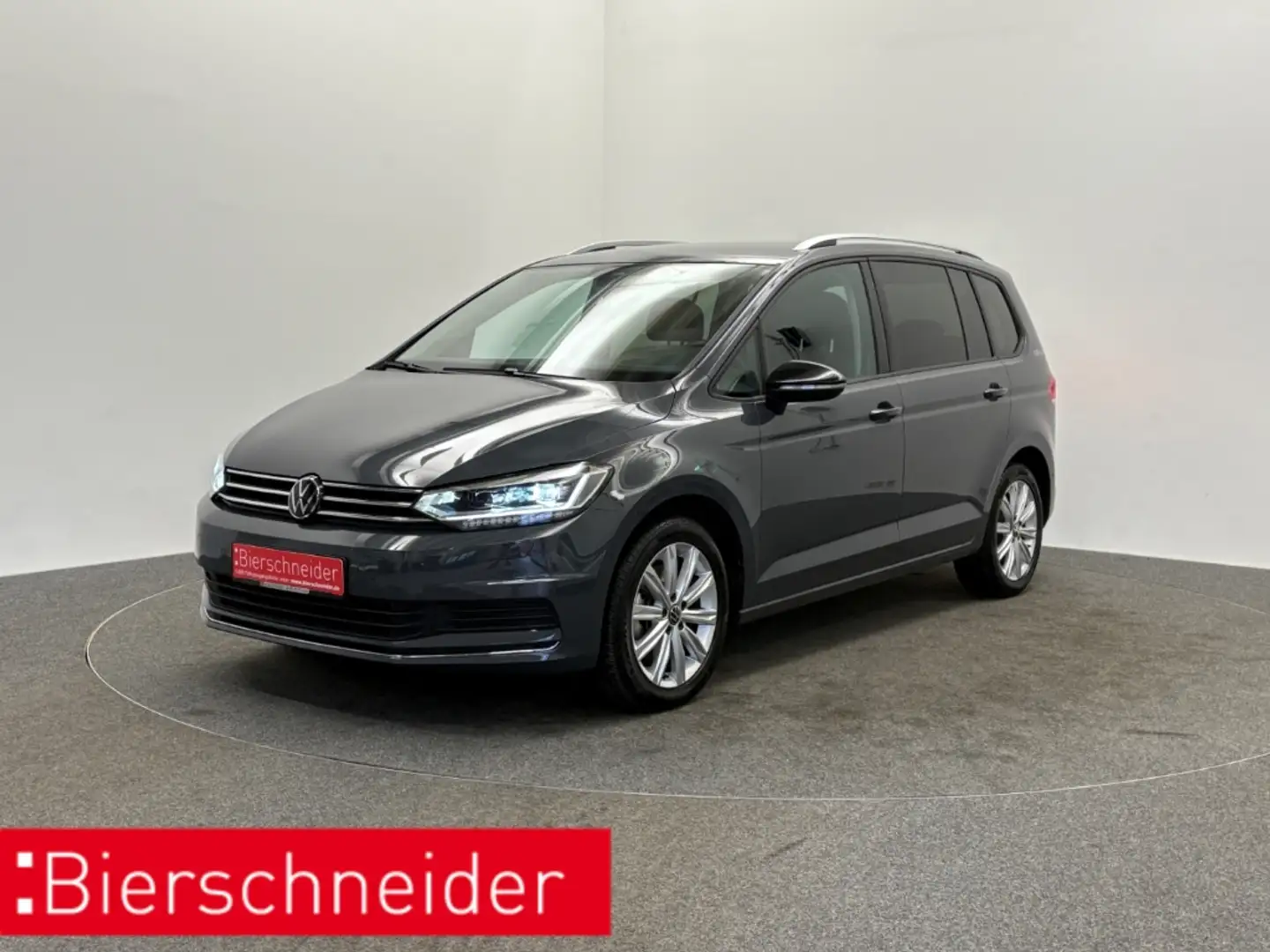 Volkswagen Touran 1.5 TSI DSG GOAL 7-SITZER IQ-LIGHT AHK PDC 17 ACC Grau - 1