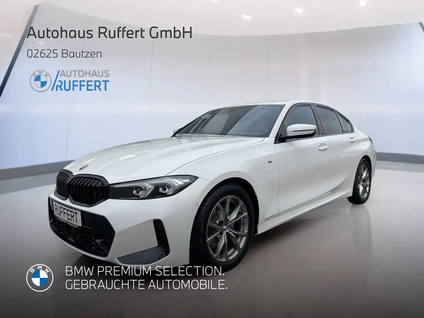 BMW 320 d Limousine M Sportpaket HiFi DAB Klimaaut. Weiß - 1