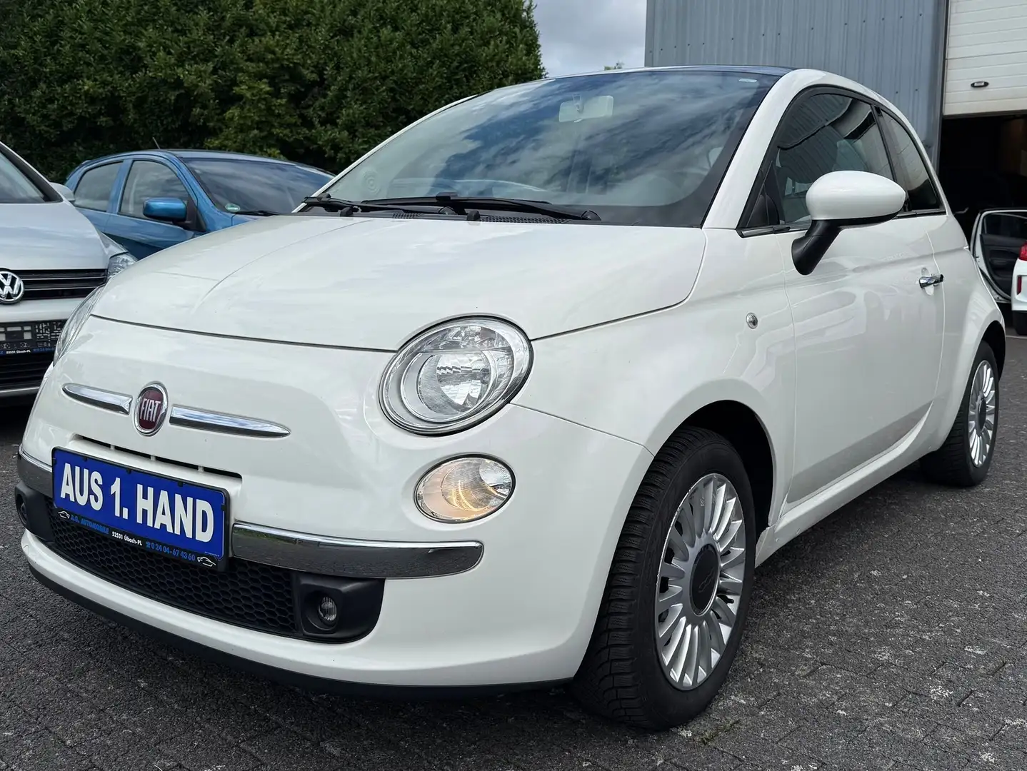 Fiat 500 Lounge KLIMA/PDC/ALLWETTER/PANORAMA AUS 1. HAND!!! Bianco - 2