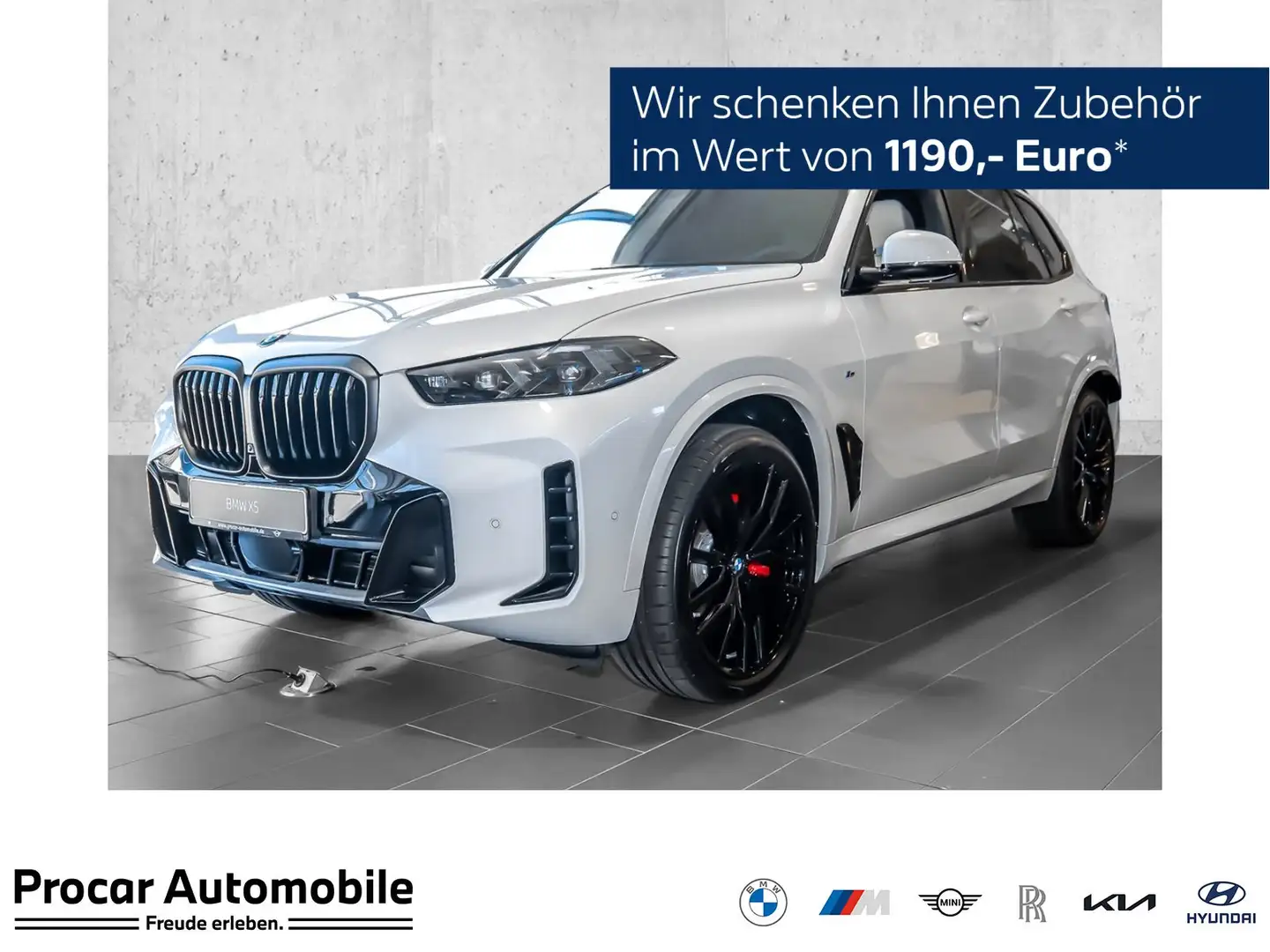 BMW X5 xDrive40d MSportPro PANO HUD AHK DAPro Massage Bianco - 1