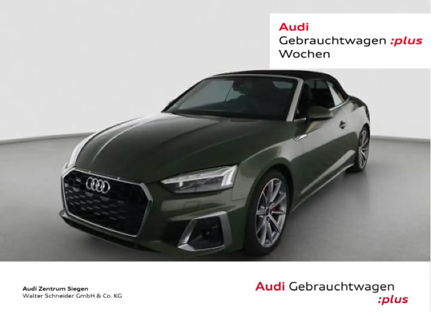 Audi A5 A5 40 Cabriolet 2.0 TDI quattro S line Grün - 1
