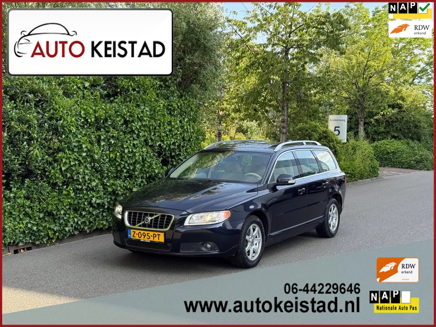 Volvo V70 2.5T AUTOMAAT XENON/LEDER/NAVIGATIE! NIEUWSTAAT! Bleu - 1