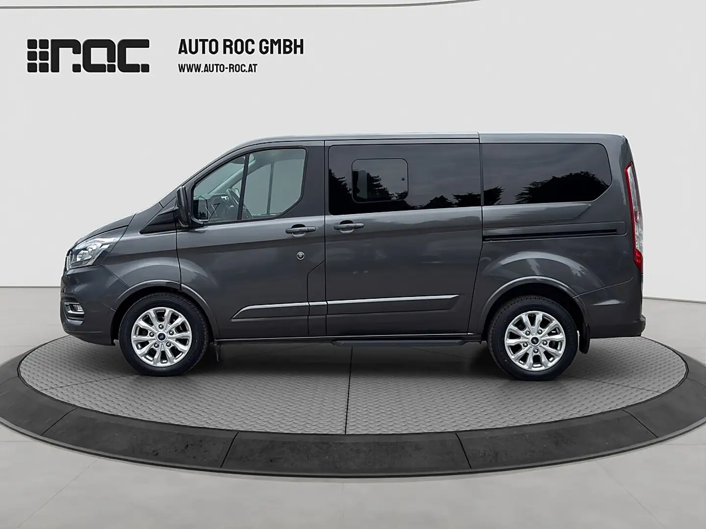 Ford Tourneo Custom 2.0D EcoBlue 320 L1 Titanium 2xSchiebetür/AHK/K... Grau - 2
