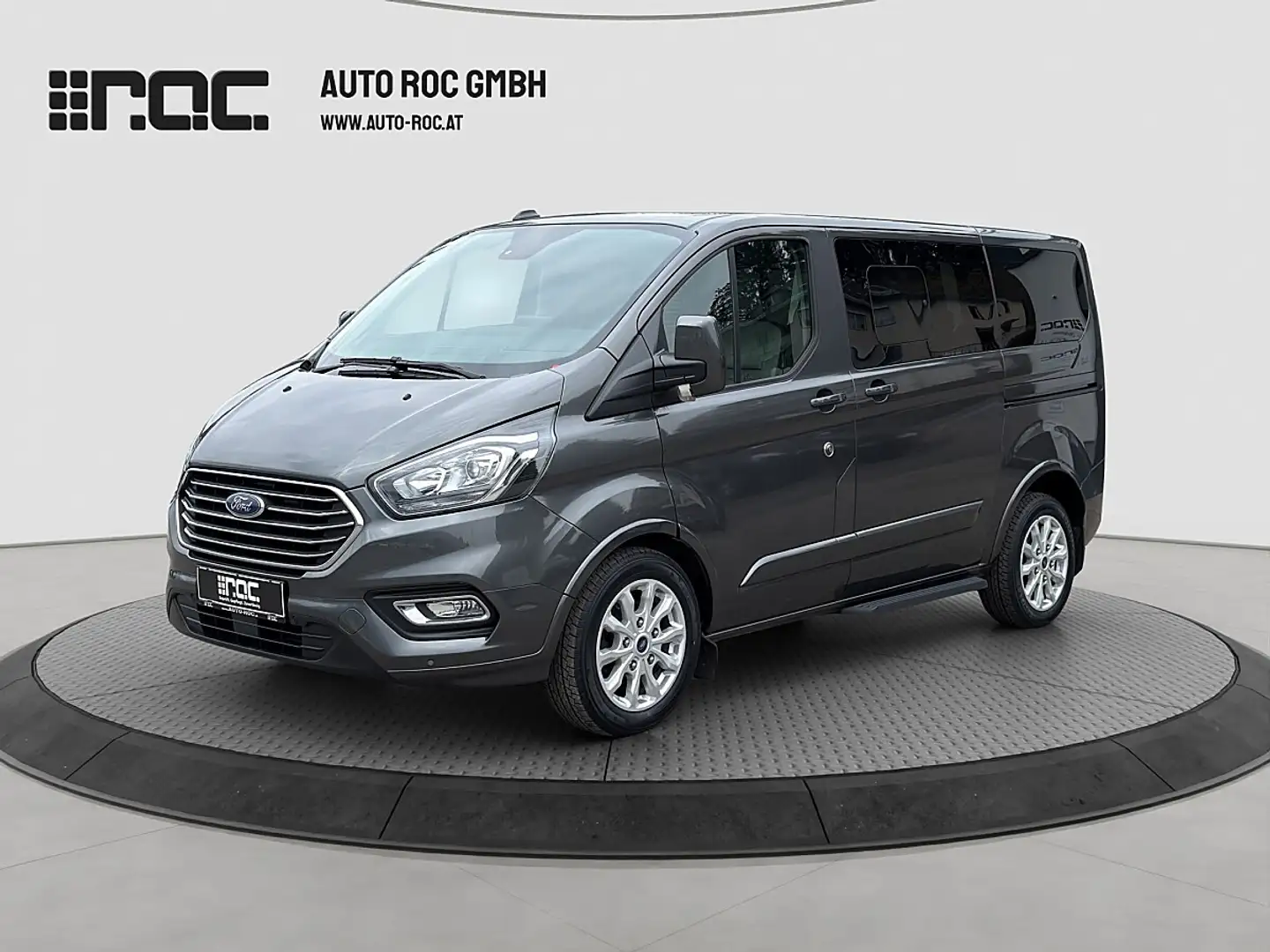 Ford Tourneo Custom 2.0D EcoBlue 320 L1 Titanium 2xSchiebetür/AHK/K... Grau - 1