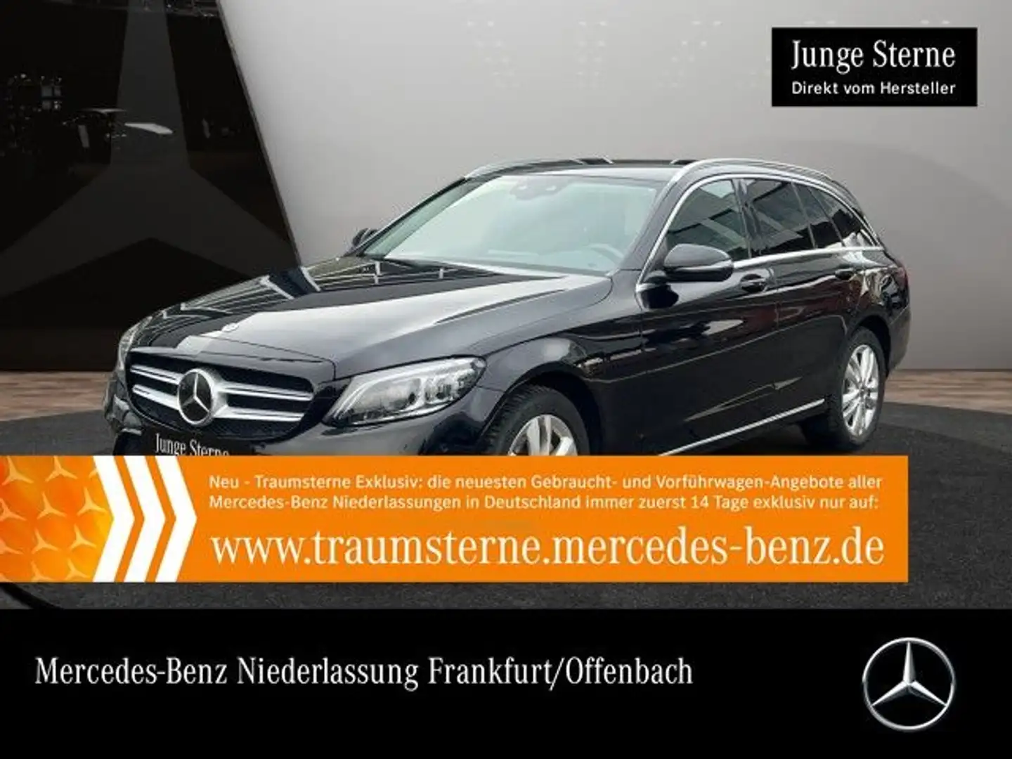 Mercedes-Benz C 220 d T 4M AVANTG+MULTIBEAM+FAHRASS+KEYLESS+9G Noir - 1