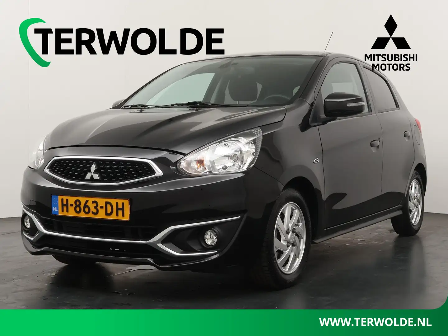Mitsubishi Space Star 1.2 Advance | Lichtmetalen velgen 14” & side-skirt Zwart - 1