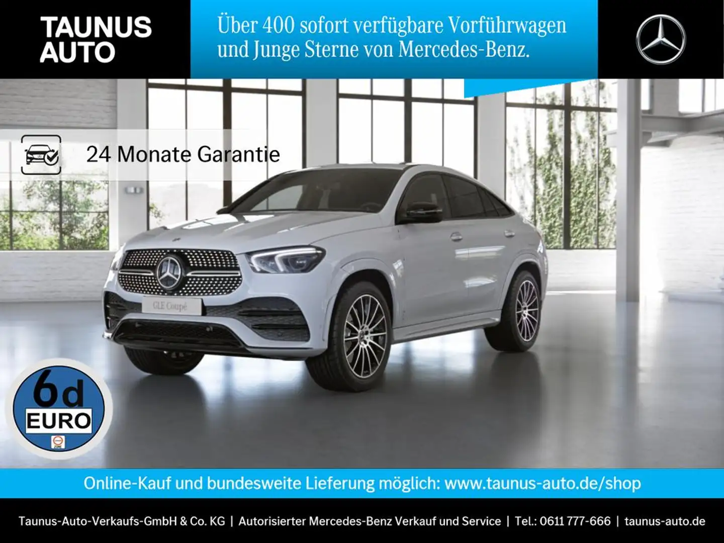 Mercedes-Benz GLE 350 e 4M COUPE AMG-LINE MULTIBEAM MBUX NIGHT Bianco - 1