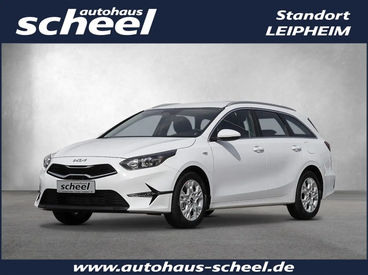 Kia Ceed SW / cee'd SW Ceed SW 1.0T 100 Vision NAVI SpurH LM KAM Weiß - 1