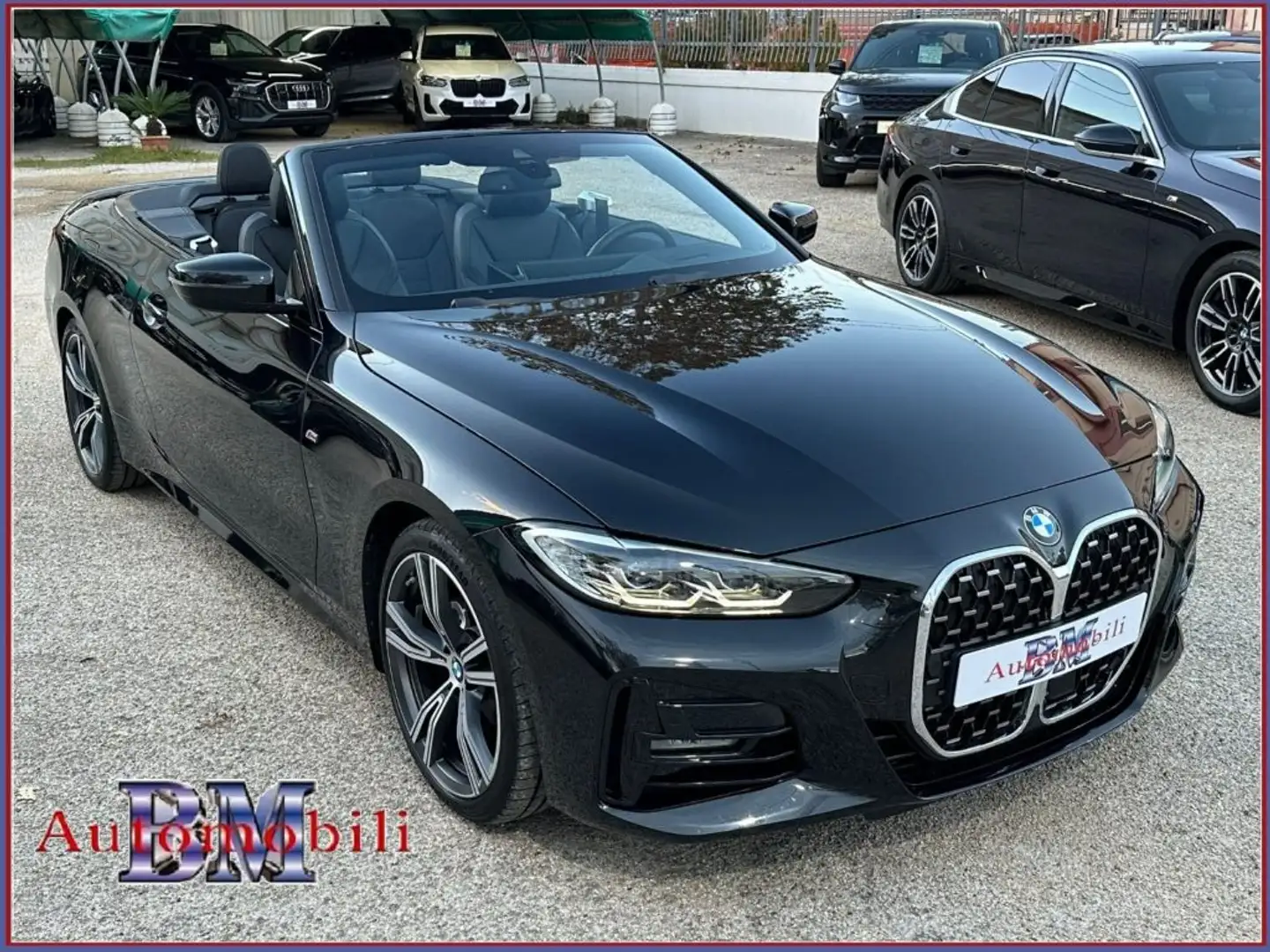 BMW 420 i CABRIO MSPORT AUTO KAMERA NAVI AIRCOLLAR C19 Nero - 1