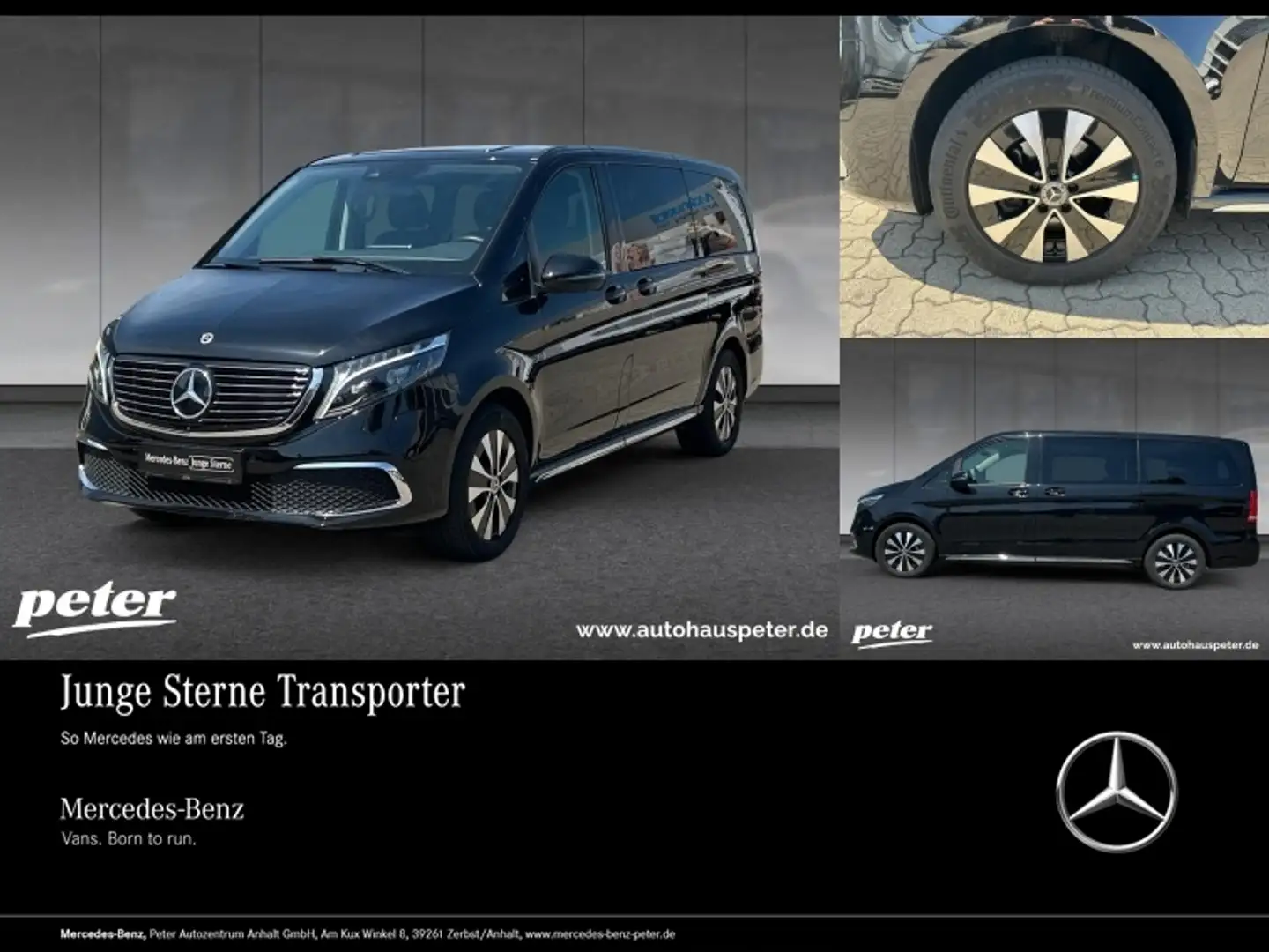 Mercedes-Benz EQV 300 Lang DISTR+NAVI+MBUX+Kamera Czarny - 1