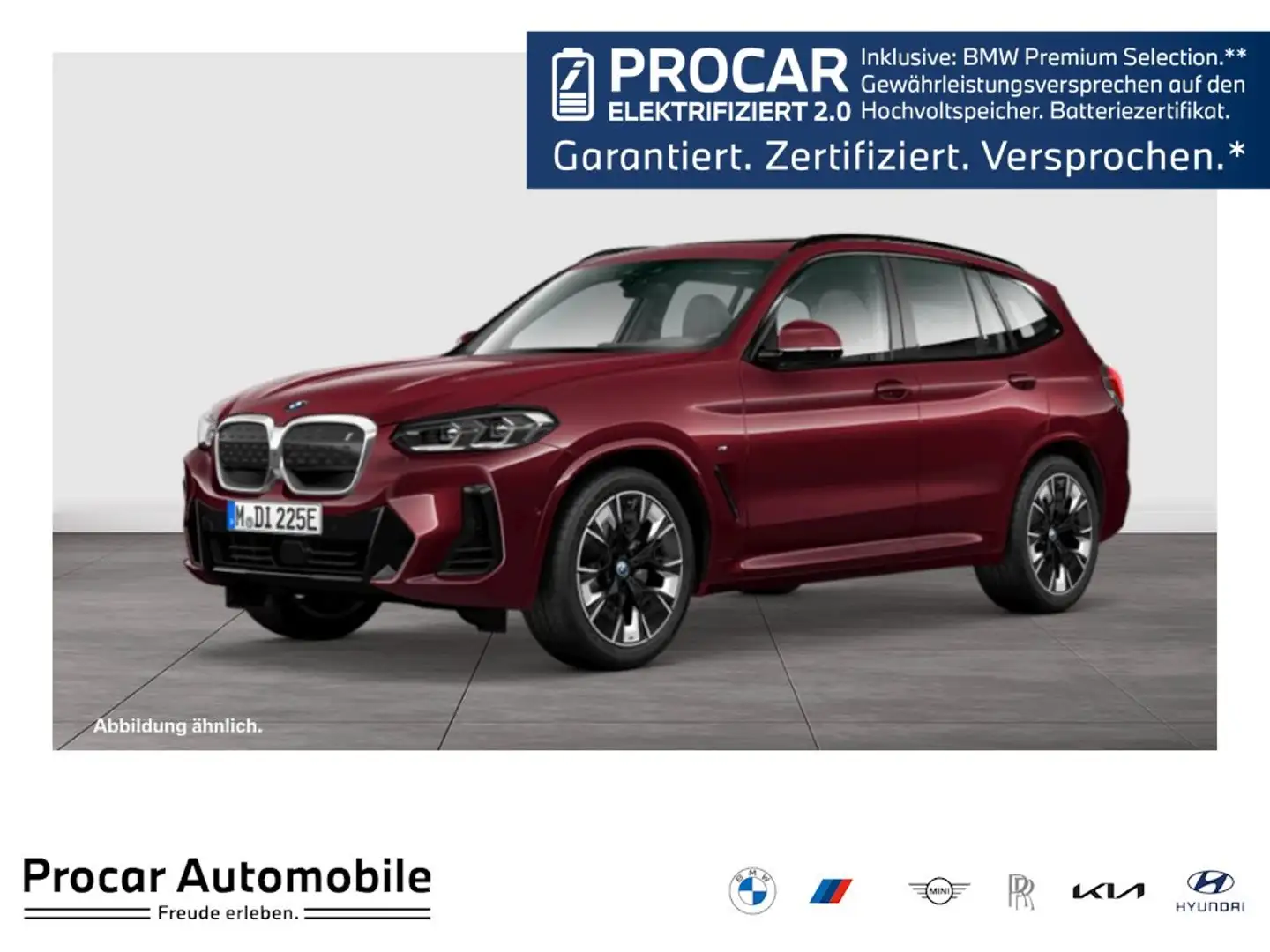 BMW iX3 M-Spor Aut Nav HuD LED h&k Drive+Park Komfzg Rot - 1