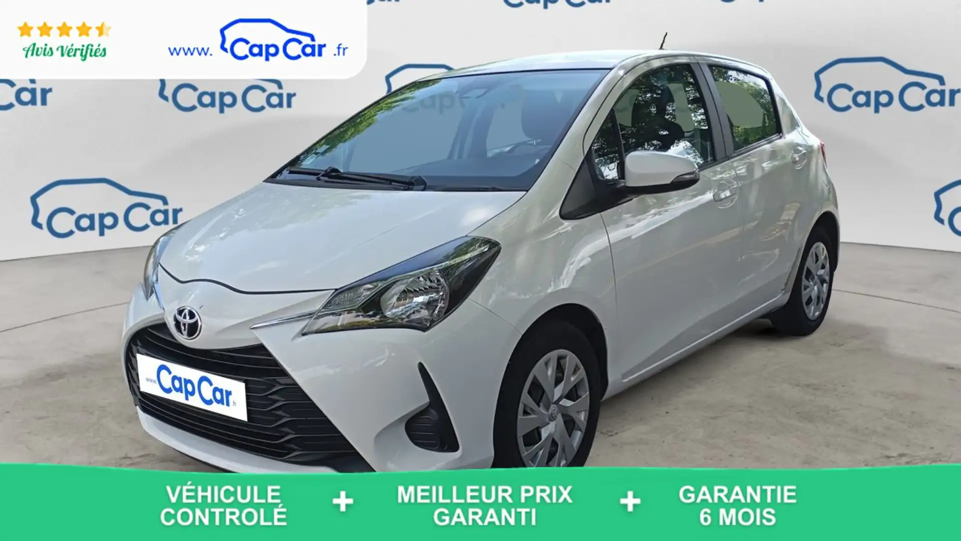 Toyota Yaris 1.5 VVTi 111 France Connect Blanc - 1