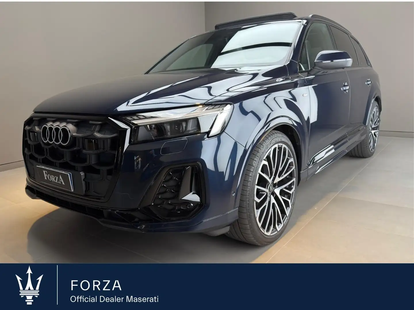 Audi Q7 3.0 tdi mhev S line quattro 286cv tiptronic 7 p.ti Azul - 1