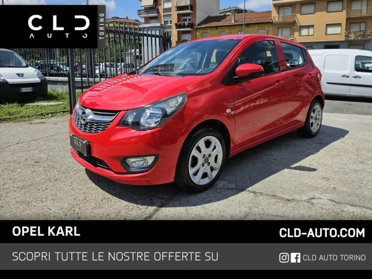 Opel Karl 1.0 75 CV Rosso - 1