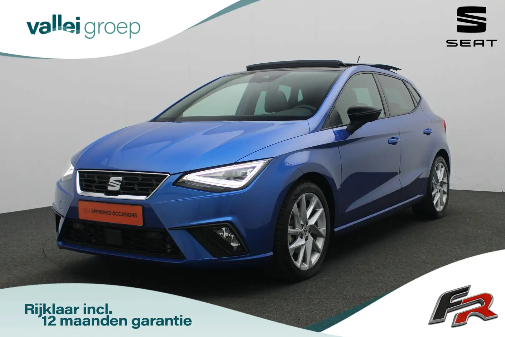 SEAT Ibiza 1.0 EcoTSI 110 pk DSG FR Plus Connect | Panoramada Blauw - 1