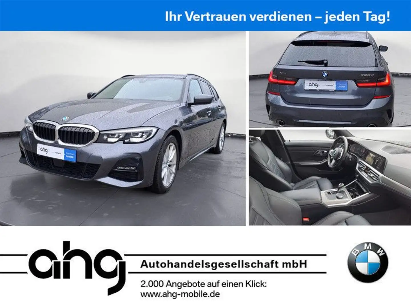 BMW 320 dA xDrive Touring M Sport Auto Navi Prof. Spo Grau - 1