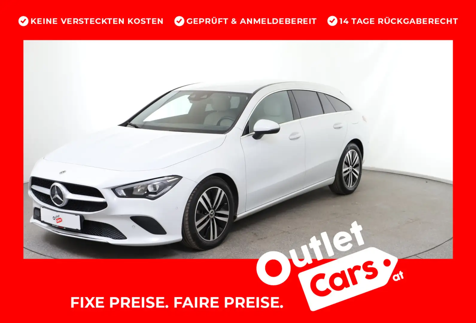 Mercedes-Benz CLA 180 180 d Shooting Brake Weiß - 1