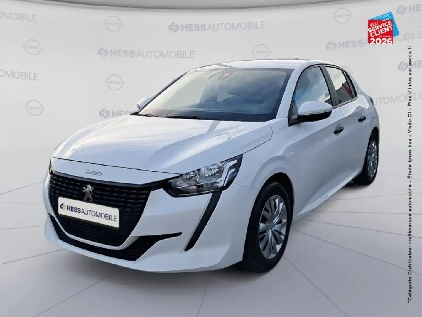Peugeot 208 1.5 BlueHDi 100 Premium Blanc - 1