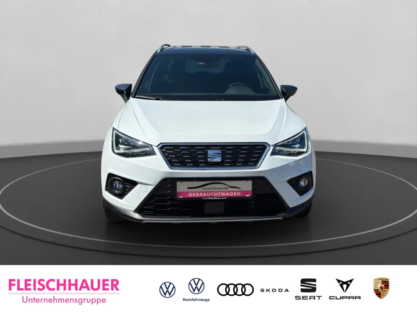 SEAT Arona XCELLENCE 1.0 TSI GRA+PDC+KLIMA+SHZ+LED+RFK+DAB+NA Bílá - 2