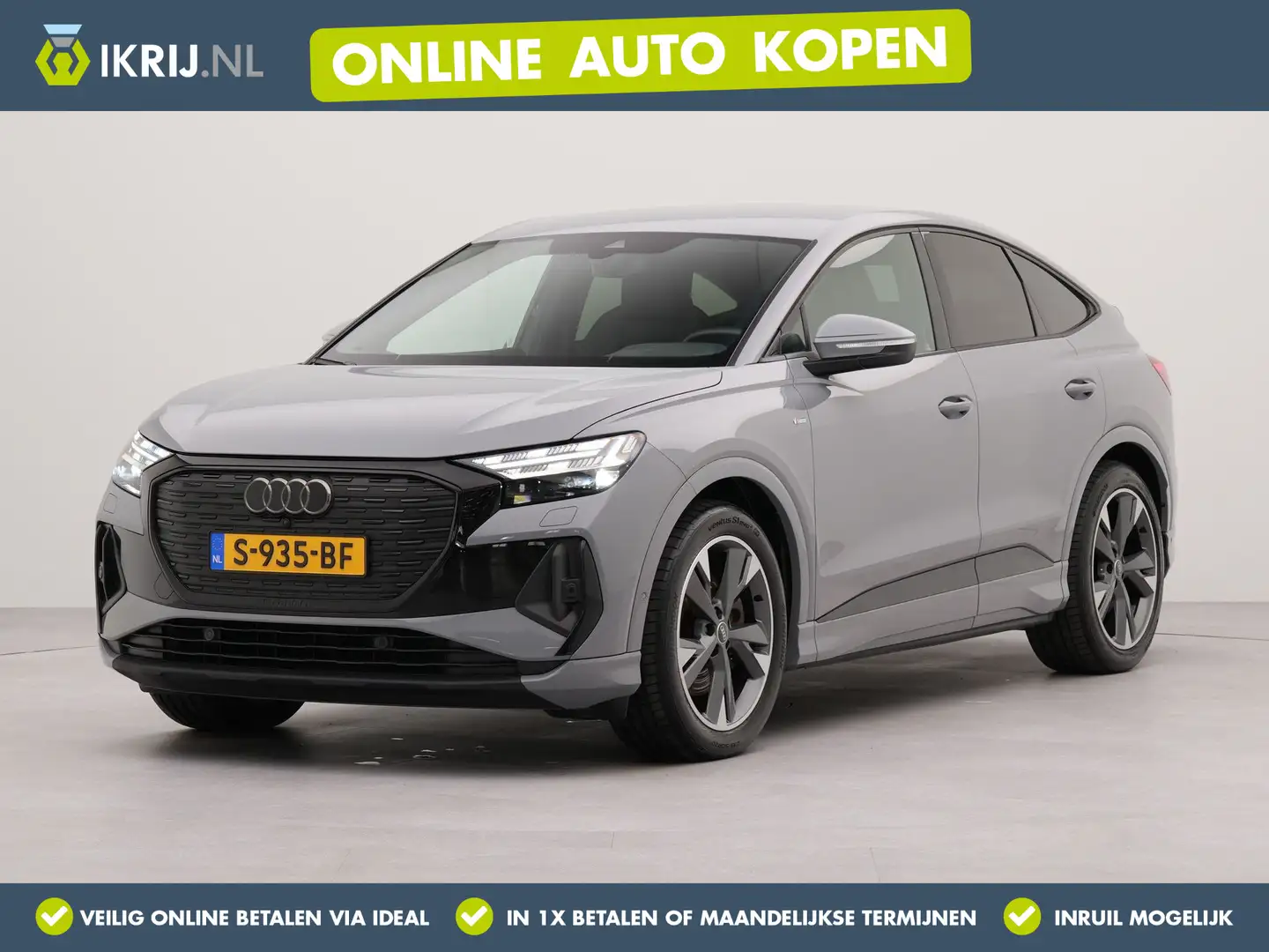 Audi Q4 e-tron Sportback 40 S edition 77 kWh | Appconnect | Navig Grigio - 1