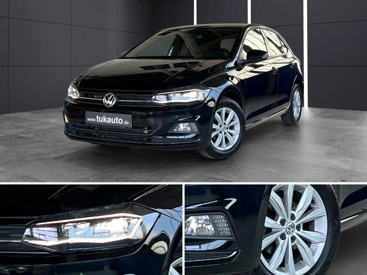 Volkswagen Polo 1.0 TSI HIGHLINE|ACC|DSG|NAV|VIRTUAL|LED|GO Nero - 1