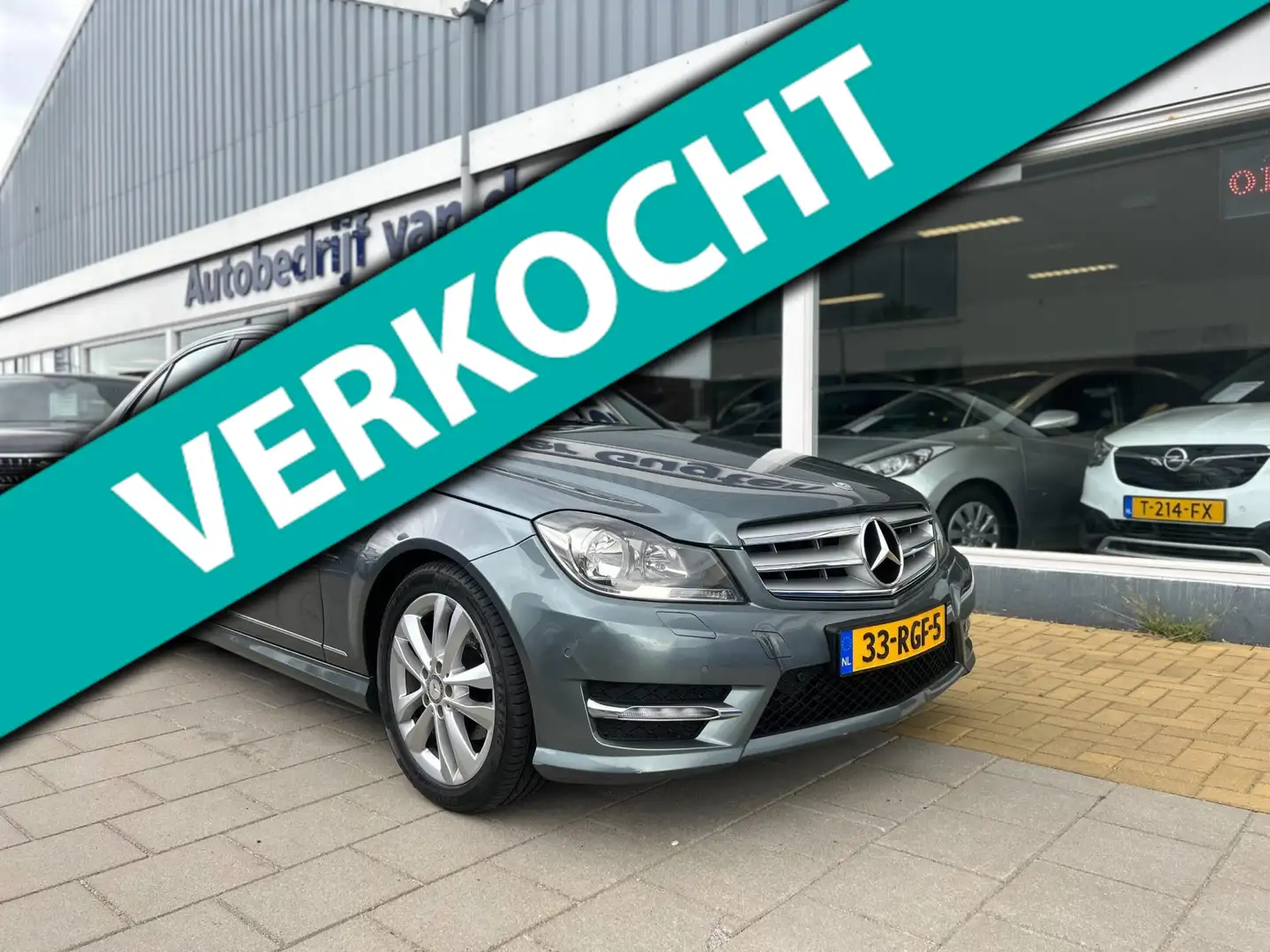 Mercedes-Benz C 180 Business Class Avantgarde AMG Pakket Grijs - 1