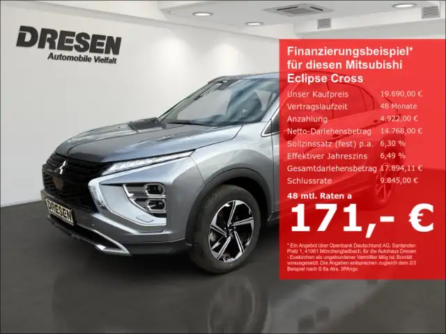 Mitsubishi Eclipse Cross 2.4 Intro Edition Plug In Hybrid/Allrad/LED/Klimaa
