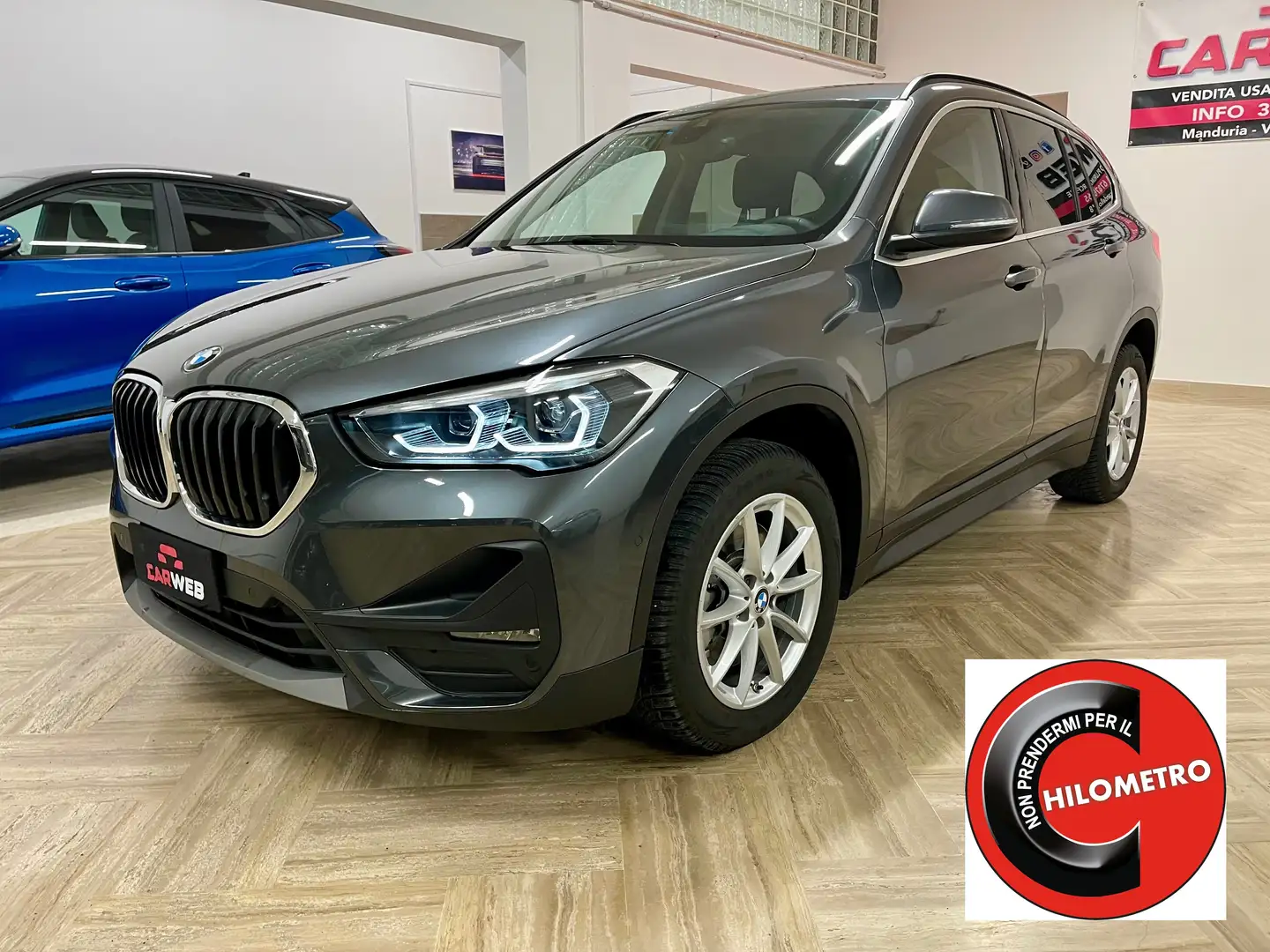 BMW X1 X1 xdrive20d Sport auto Gris - 1