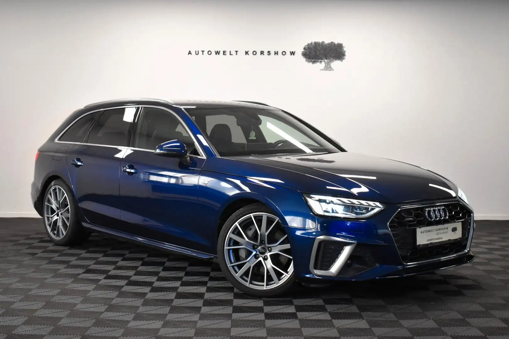 Audi A4 Avant 50 TDI q S LINE*HUD*MATRIX*KEYLESS*VIRT Bleu - 1