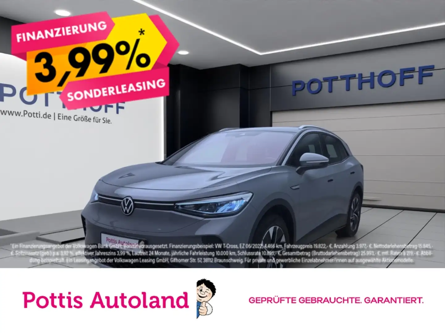 Volkswagen ID.4 PURE PERFORMANCE NAVI KAMERA PDC SITZHZG Grau - 1