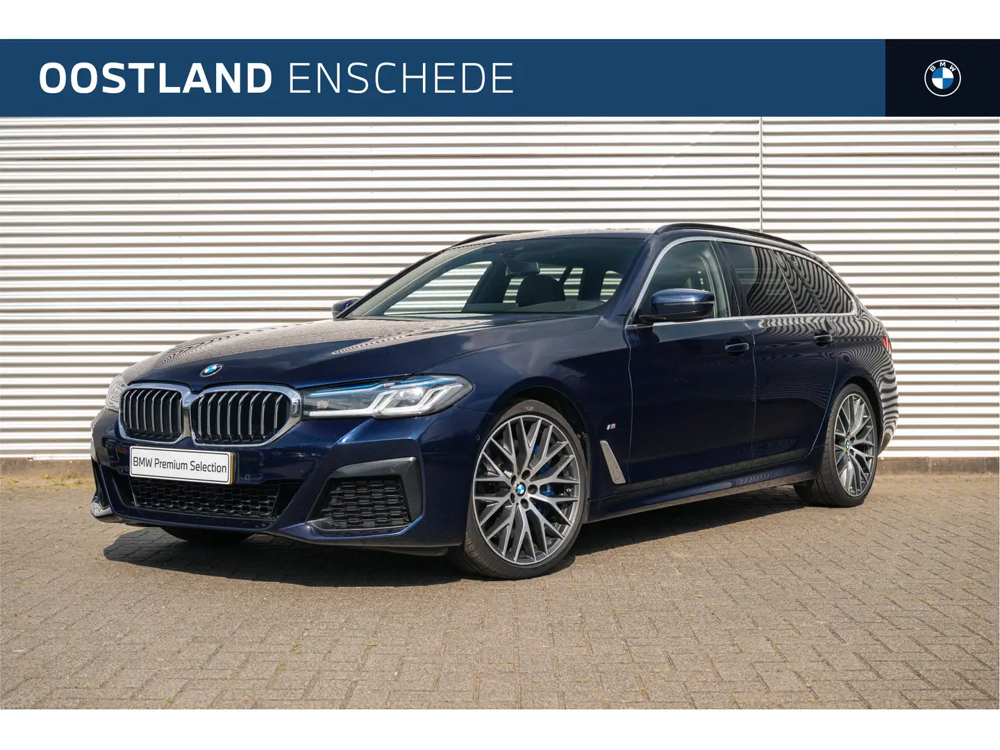 BMW 540 5 Serie Touring 540i xDrive High Executive M Sport Bleu - 1