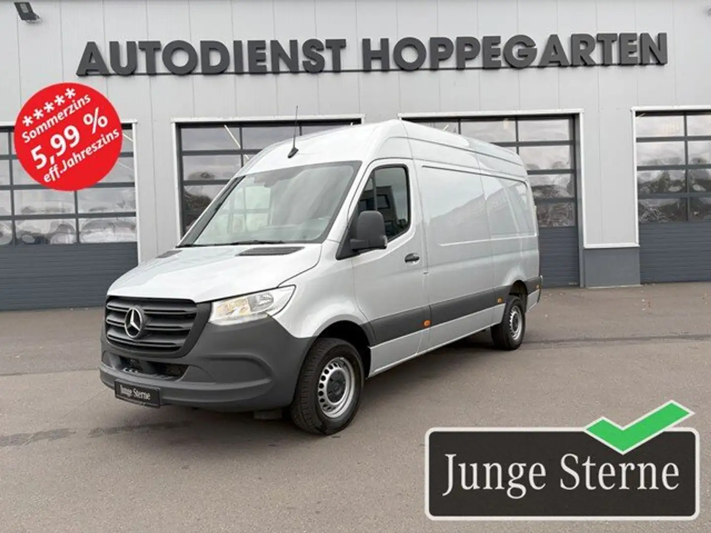 Mercedes-Benz Sprinter 317 CDI KA L2H2 Argent - 1