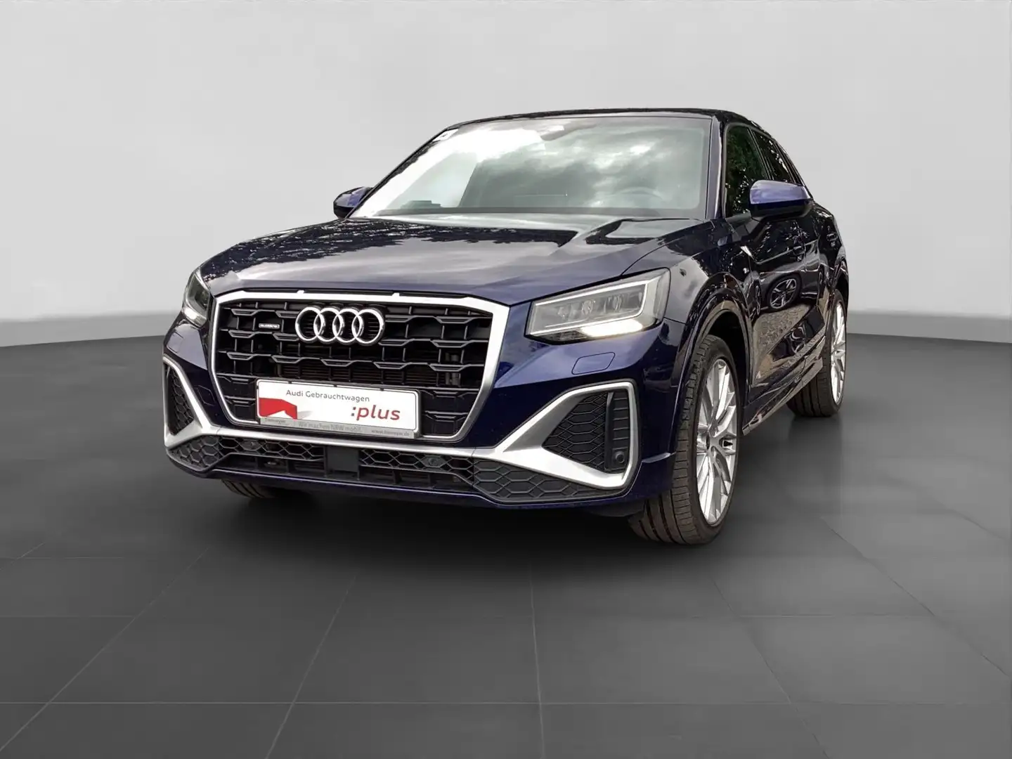 Audi Q2 40 TFSI Q 2x S LINE LED LM19 PRIVACY Blau - 2