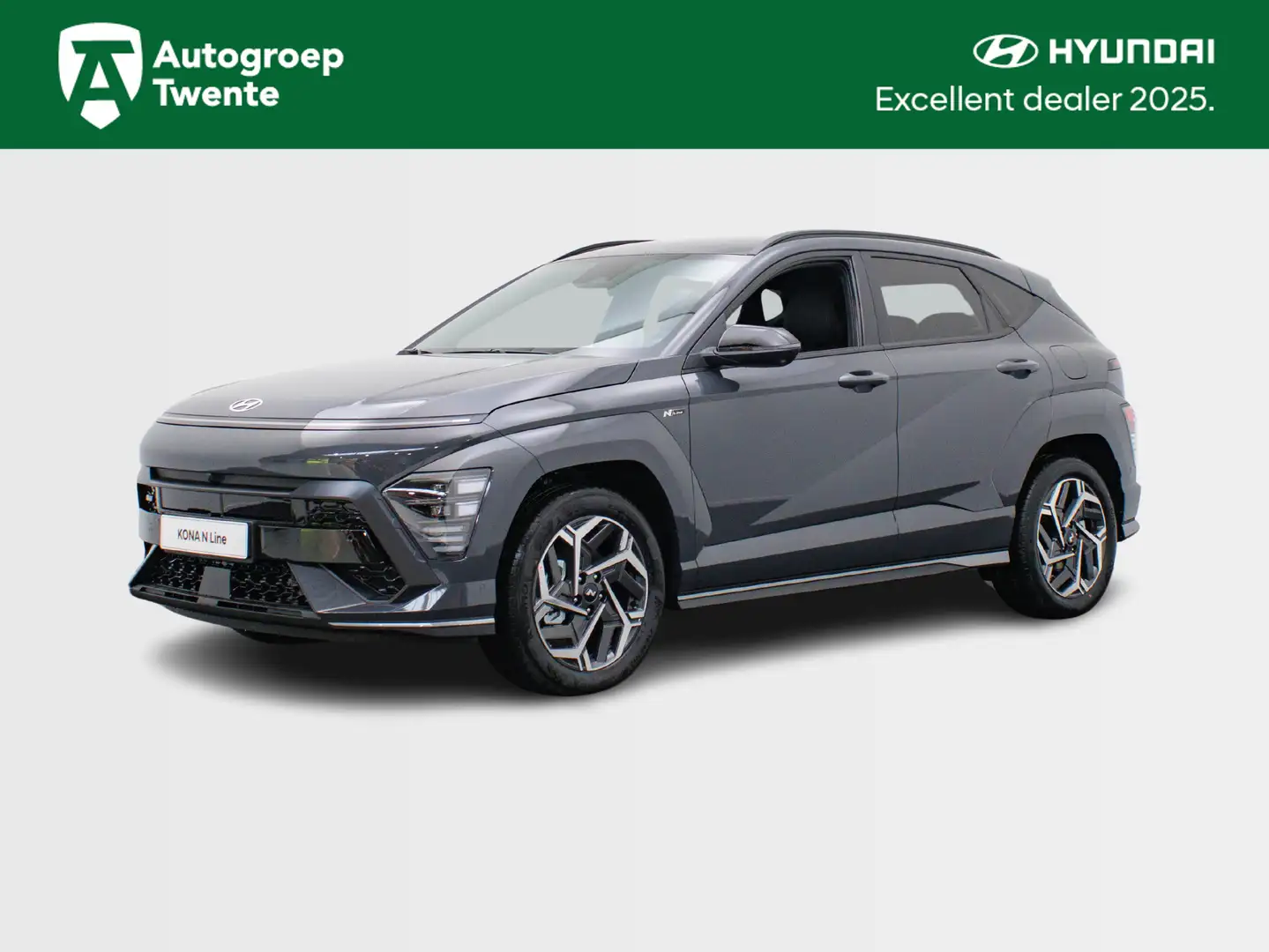Hyundai KONA 1.6 GDI HEV N Line Automaat (Ecotronic Gray Pearl) Grijs - 1