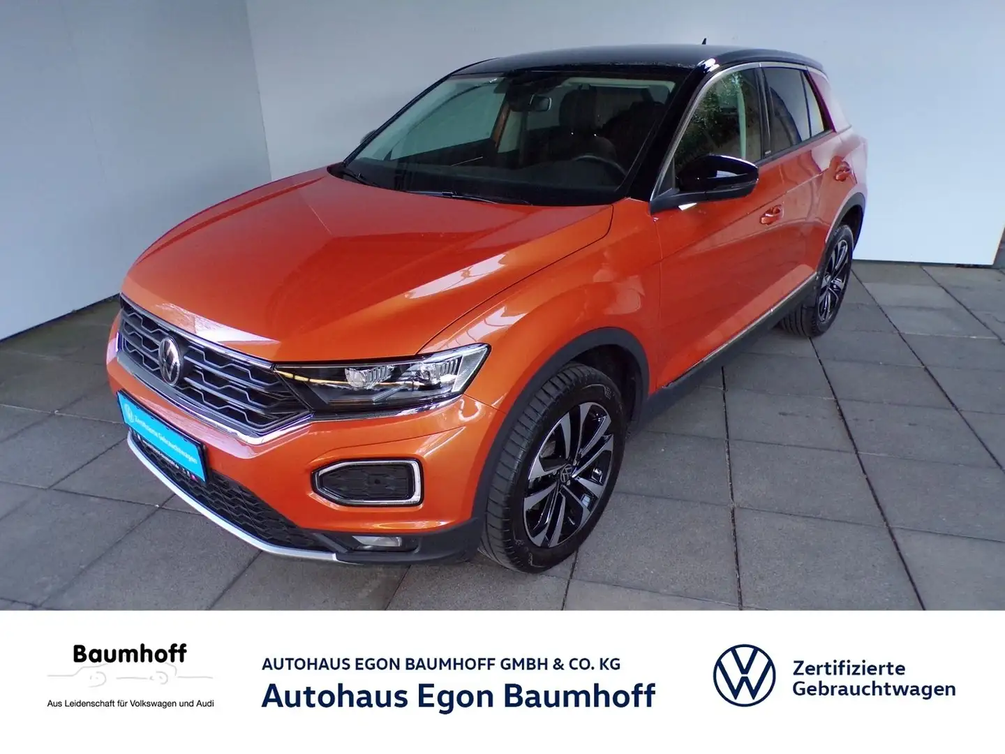 Volkswagen T-Roc T-ROC 1.5 TSI DSG UNITED / NUR 11.000 KM+LED'S Orange - 1