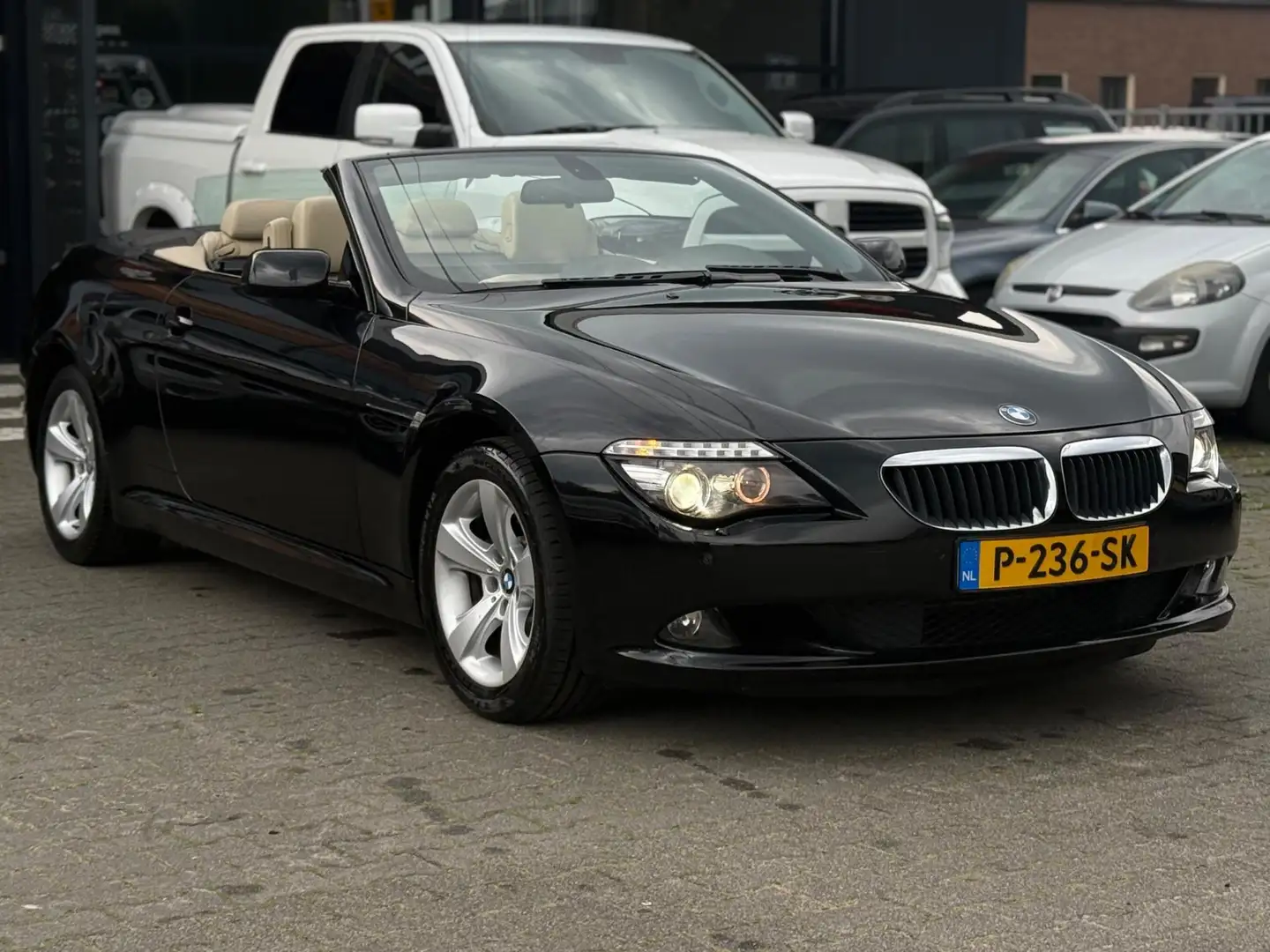 BMW 630 6-serie Cabrio 630i LEDER/ORIGINEE/XENON/FACELIFTY Zwart - 2