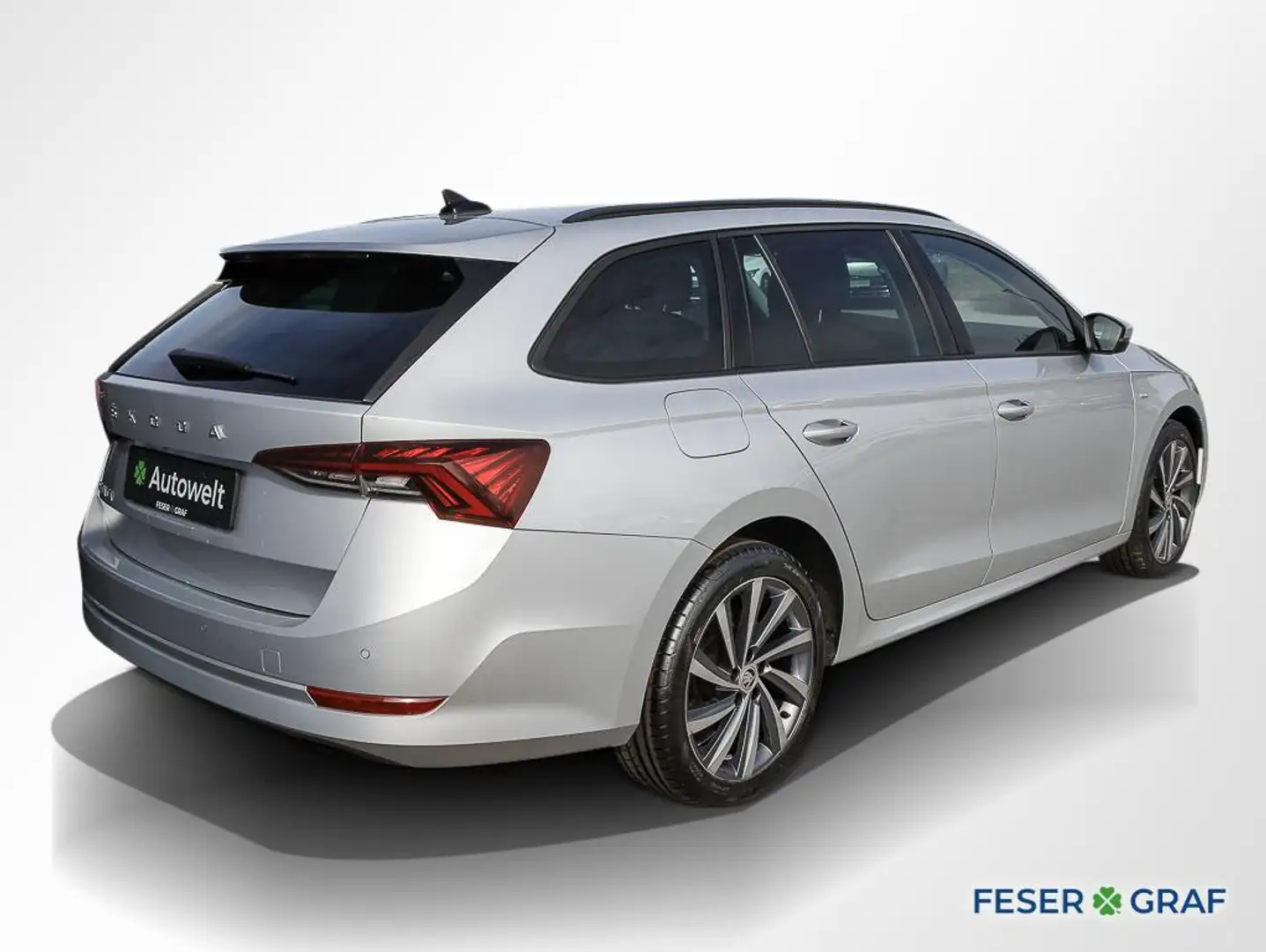 Skoda Octavia Combi 2.0 TDI Tour DSG AHK Matrix Standhz. Silber - 2
