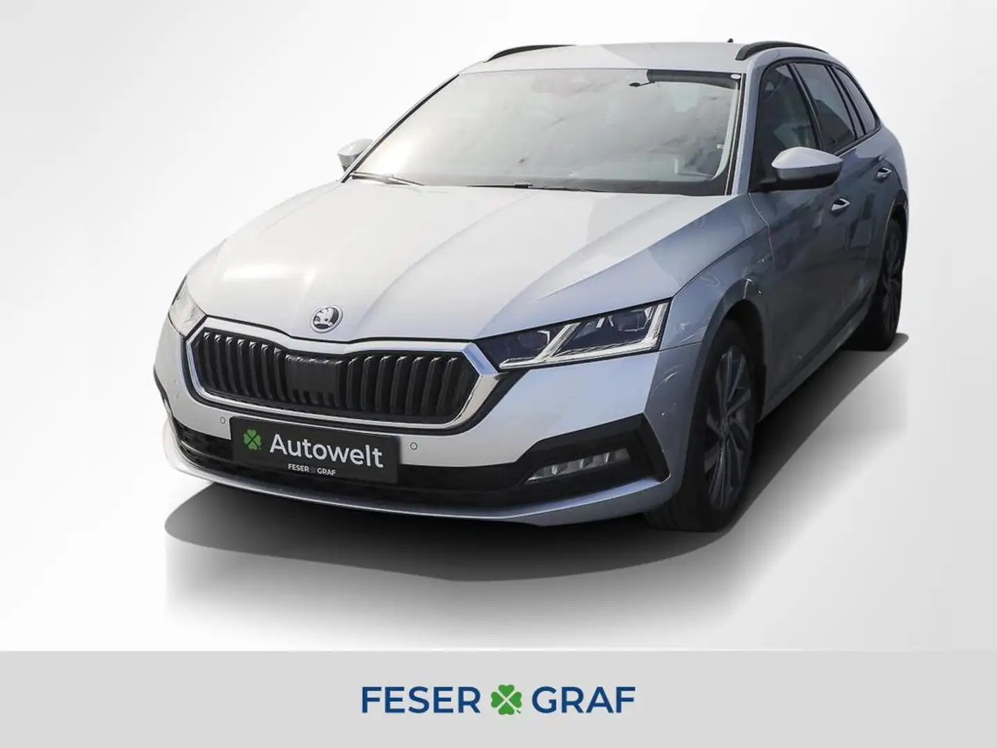 Skoda Octavia Combi 2.0 TDI Tour DSG AHK Matrix Standhz. Silber - 1