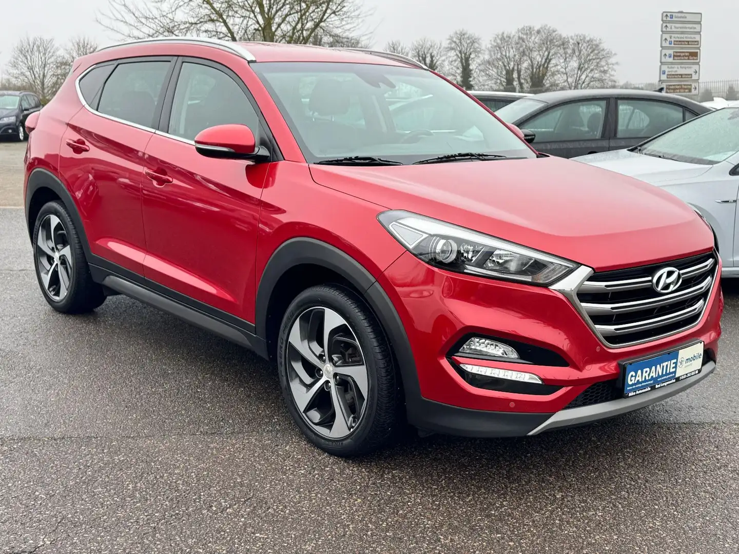 Hyundai TUCSON Style Navi Kamera Pdc Led Temp Tüv/Hu/Neu Rot - 2