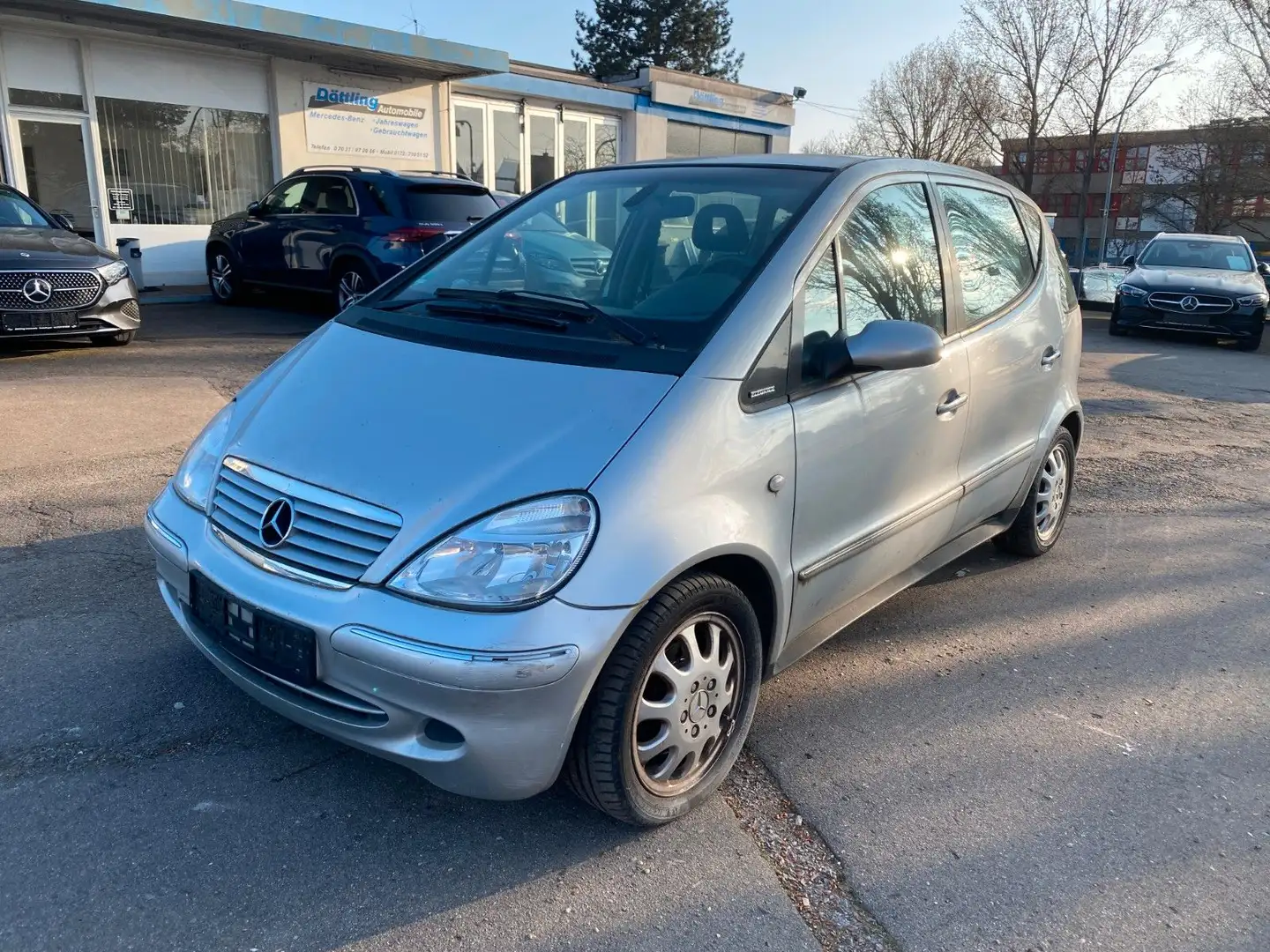 Mercedes-Benz A 160 *Elegance/Automatik/Klima/Tempomat/ALU* Zilver - 1