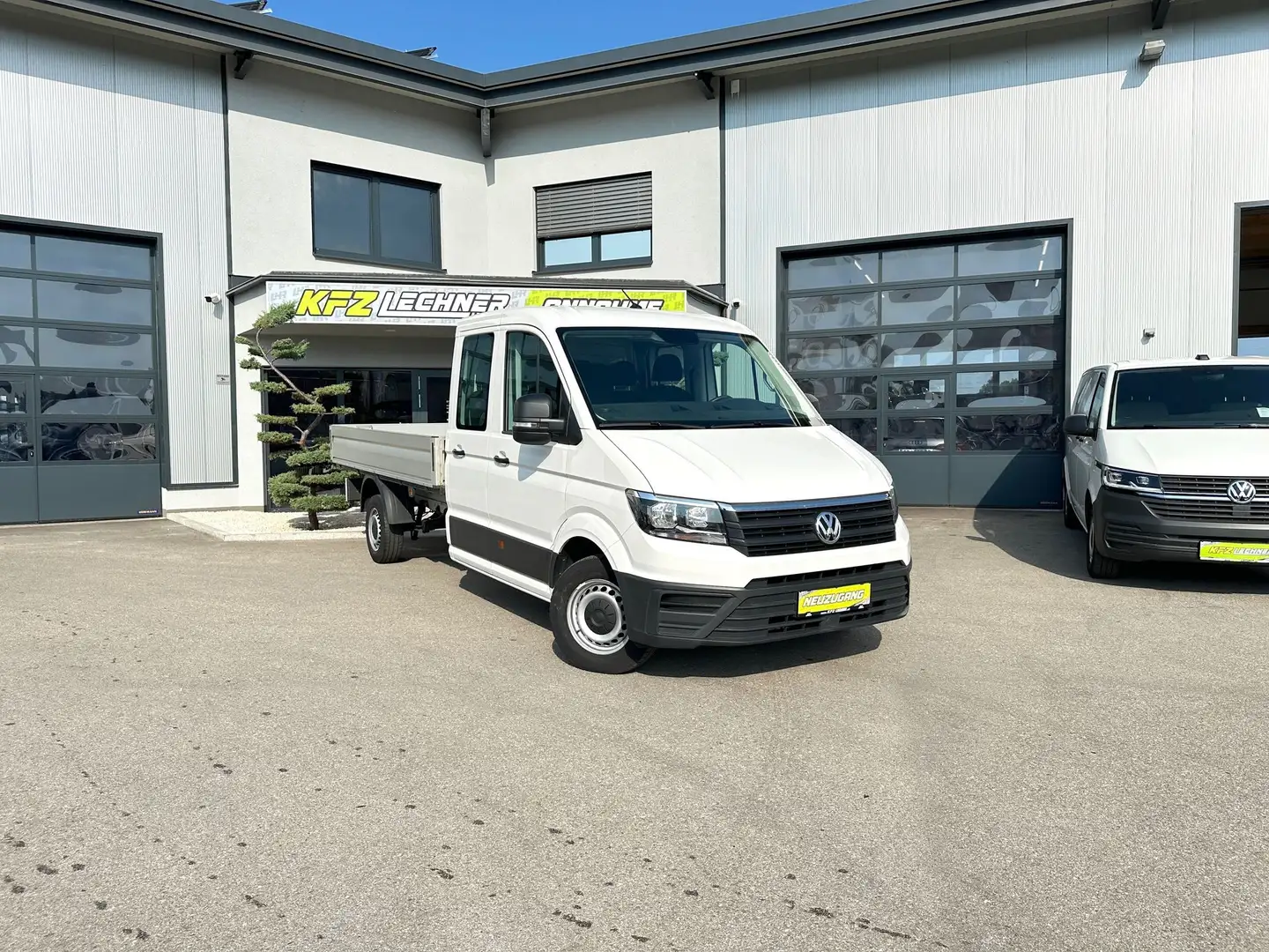 Volkswagen Crafter 35 2.0 TDI Pritsche DOKA L4 "KLIMA*AHK*FREISPR" Weiß - 1
