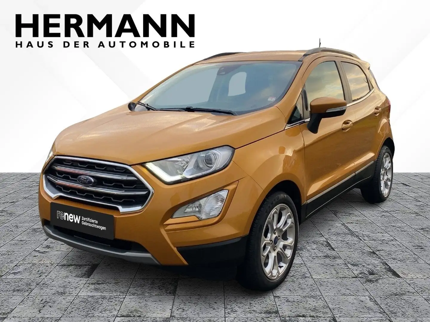 Ford EcoSport 1.0 EcoBoost Titanium *Navi*LED*B&O* Geel - 1