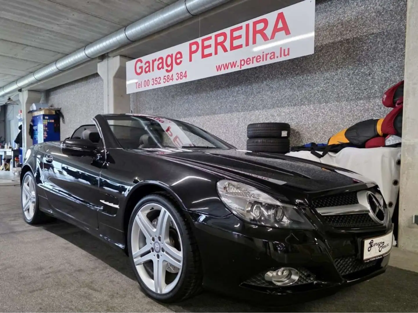 Mercedes-Benz SL 350 ROADSTER FACELIFT AIRSCRAF CUIR XENON EUROPA 1 HAN Noir - 1